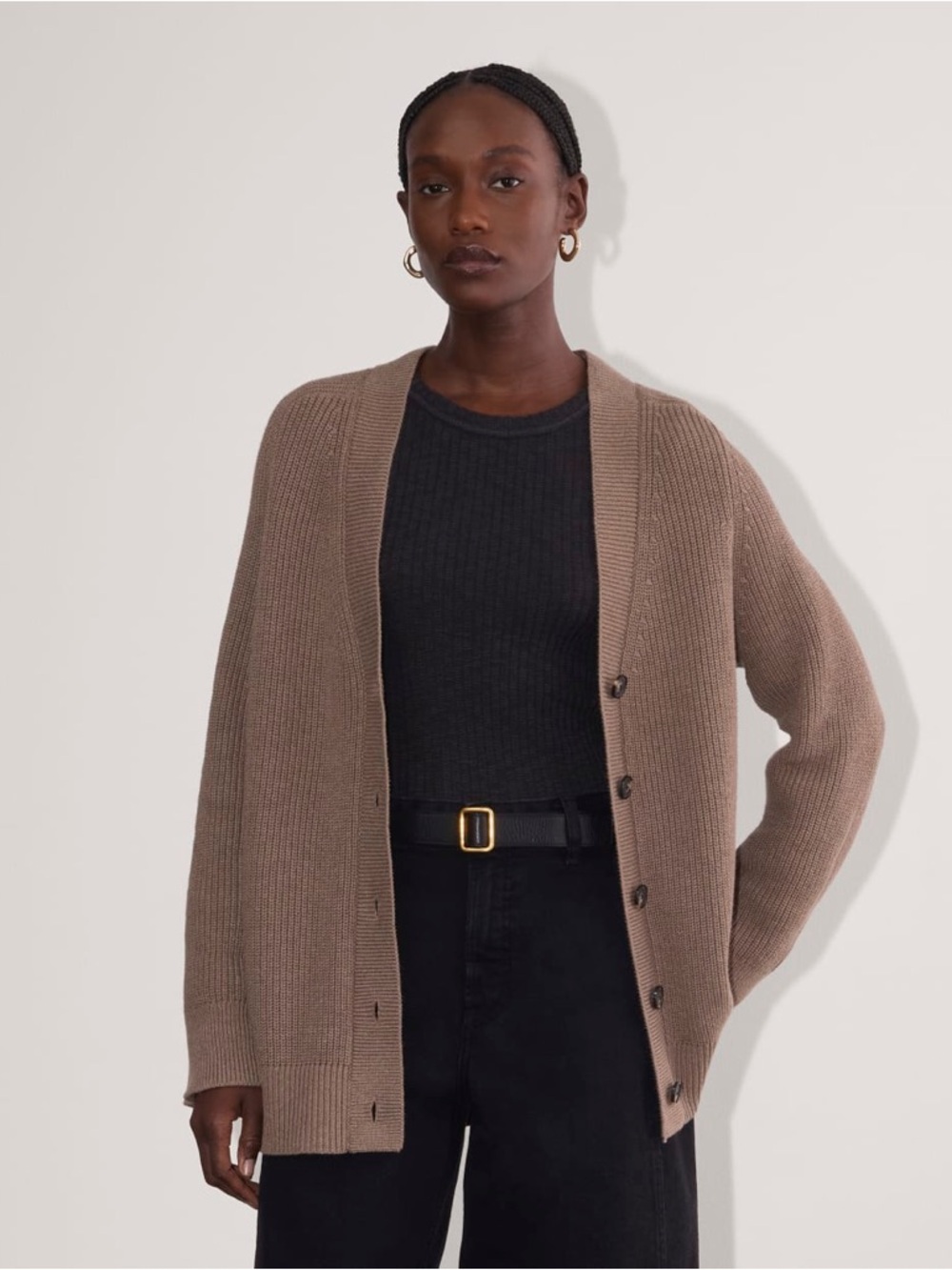 Everlane Boxy Cardigan oversized